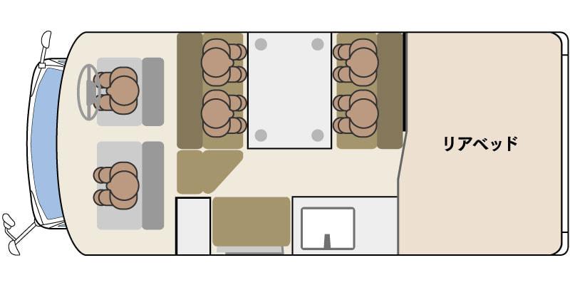 クレソンジャーニー TypeX走行時レイアウト