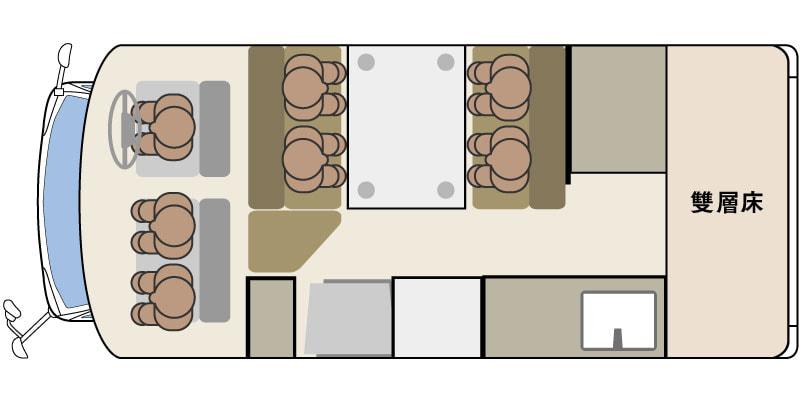 WOHN走行時レイアウト