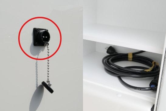 外部100V電源入力