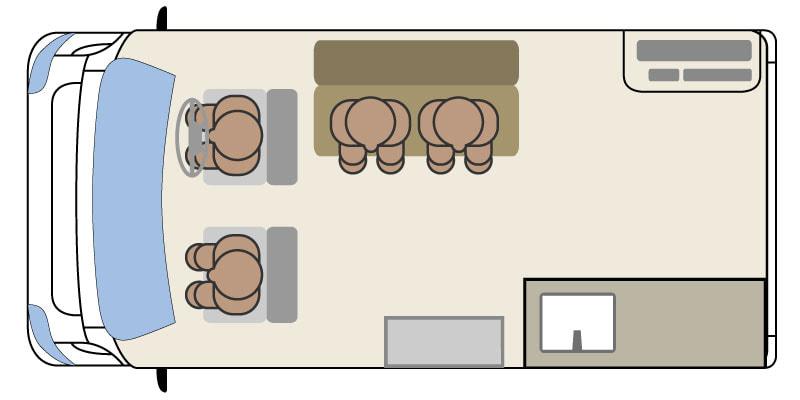 シーバス Lタイプ走行時レイアウト